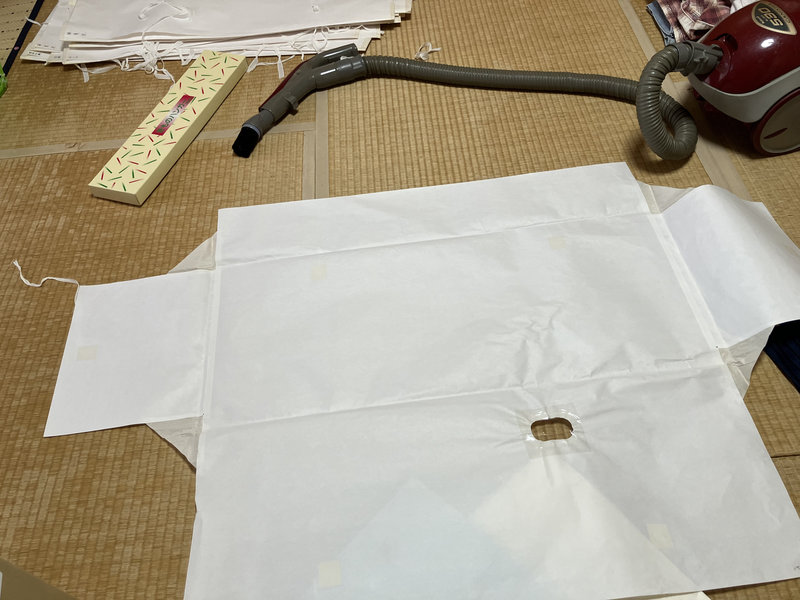 たとう紙を掃除