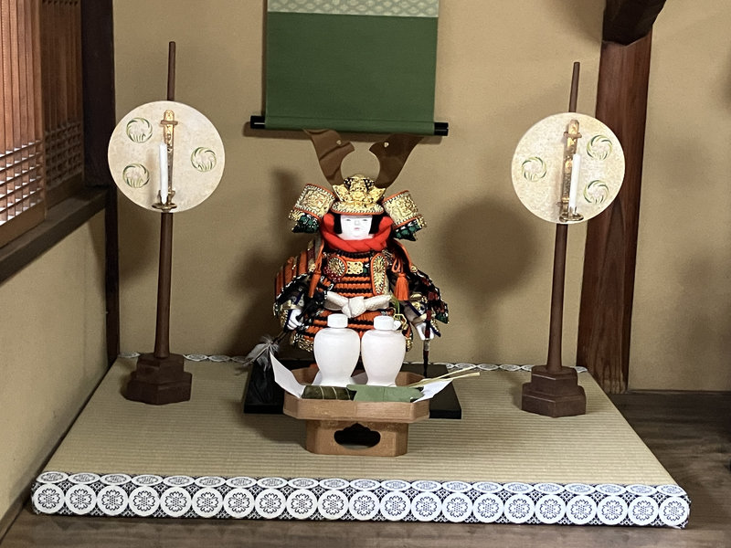 塩芳軒床の間飾り 五月人形