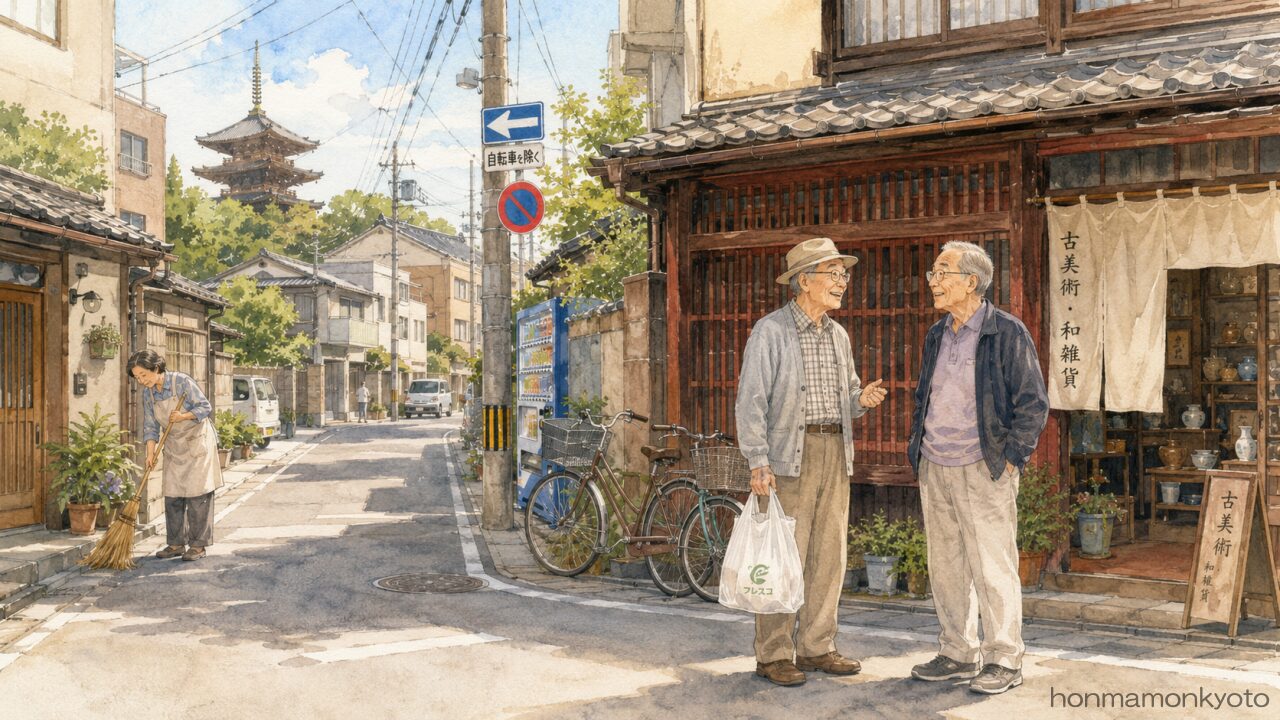 久しぶりに古い京ことばを聞きました。アイキャッチ画像（ほんまもんブログから）