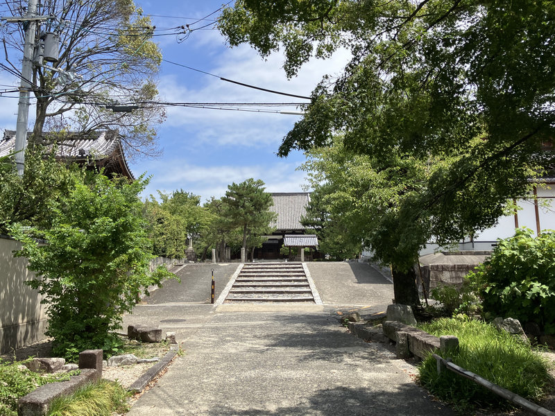 ⑭西から釈迦堂を見る