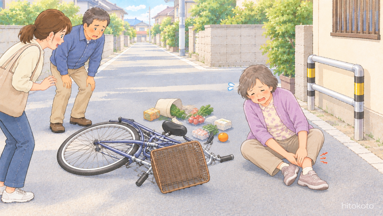 また転んだ～！私大丈夫かな…？　アイキャッチ画像